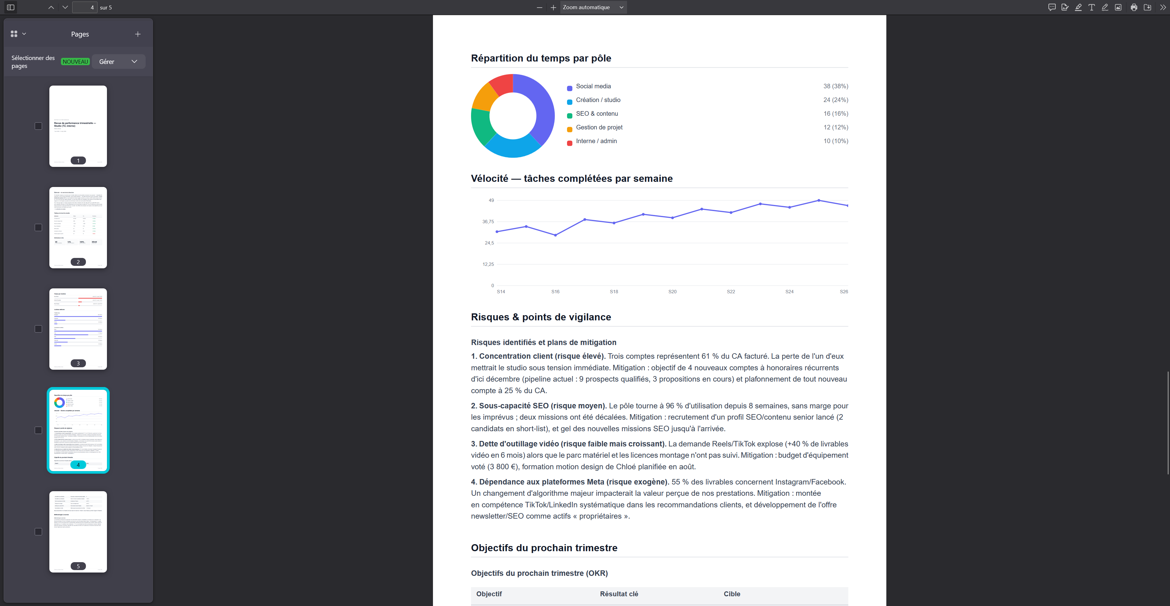 Export PDF aux couleurs de l’agence